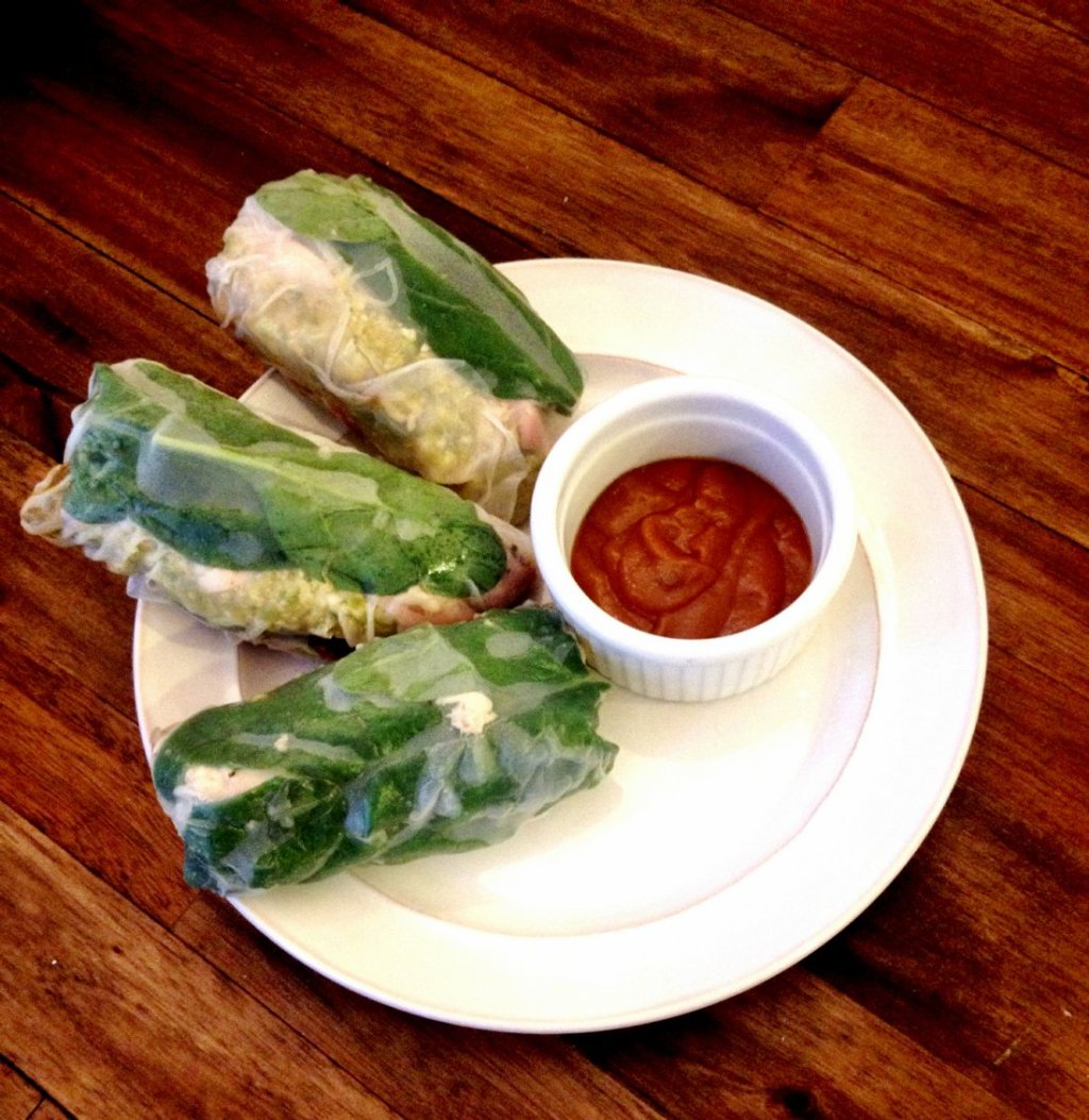 asian chicken spring&nbsp;rolls