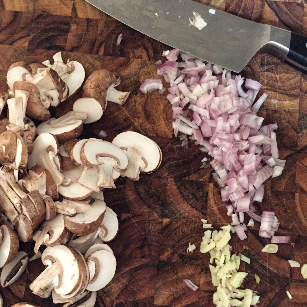 creamy mushroom rice