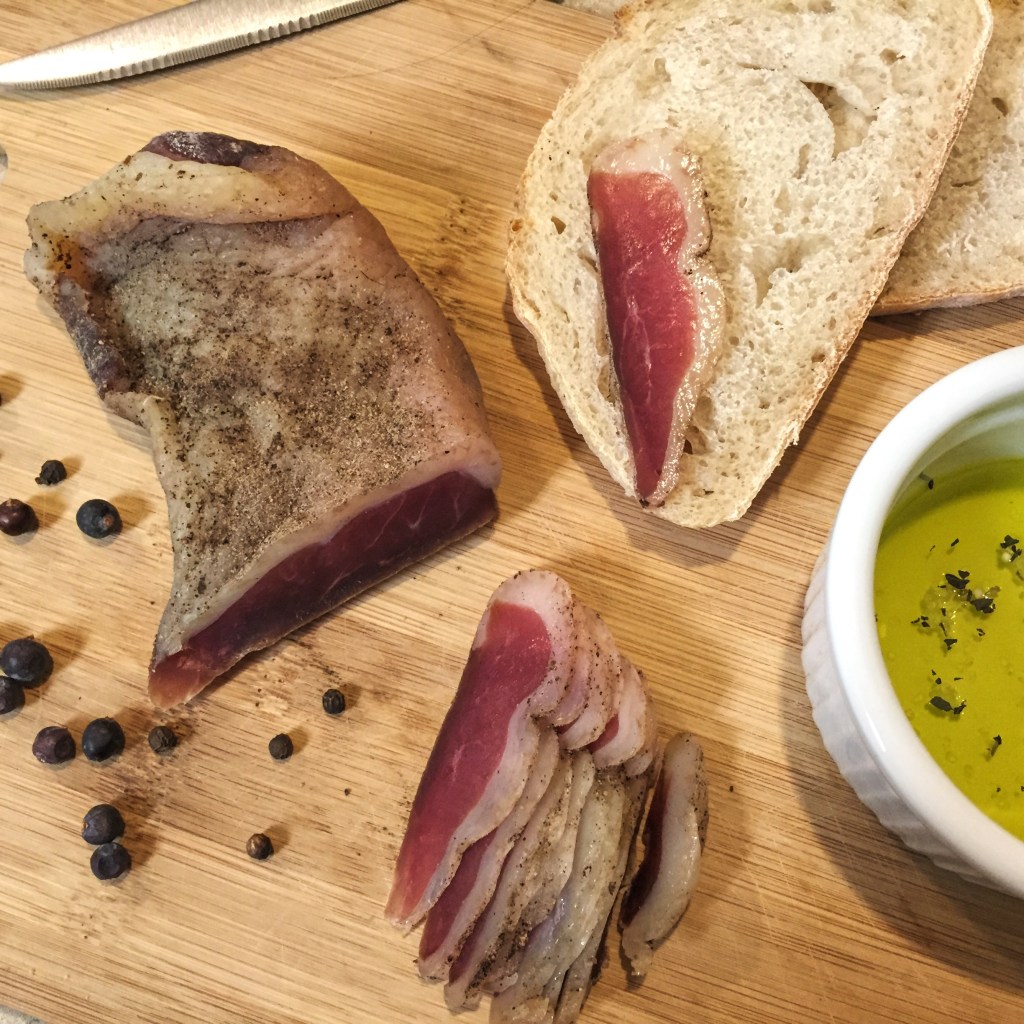 duck breast prosciutto
