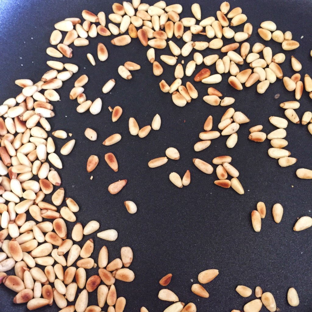 toasted pine nuts