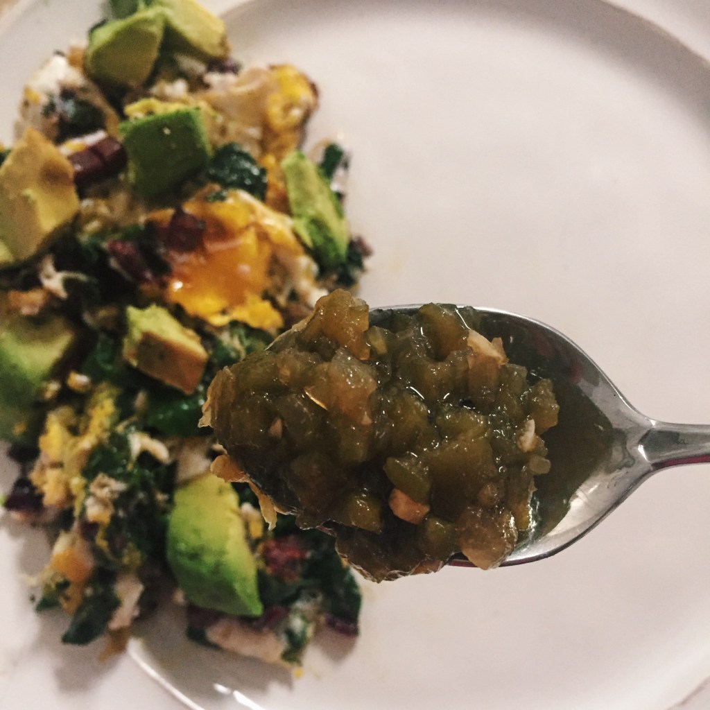 sweet green chile relish