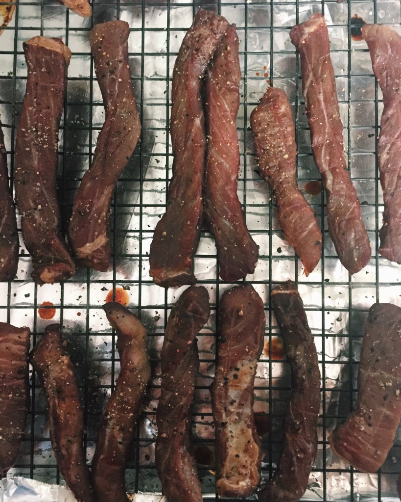 homemade beef jerky