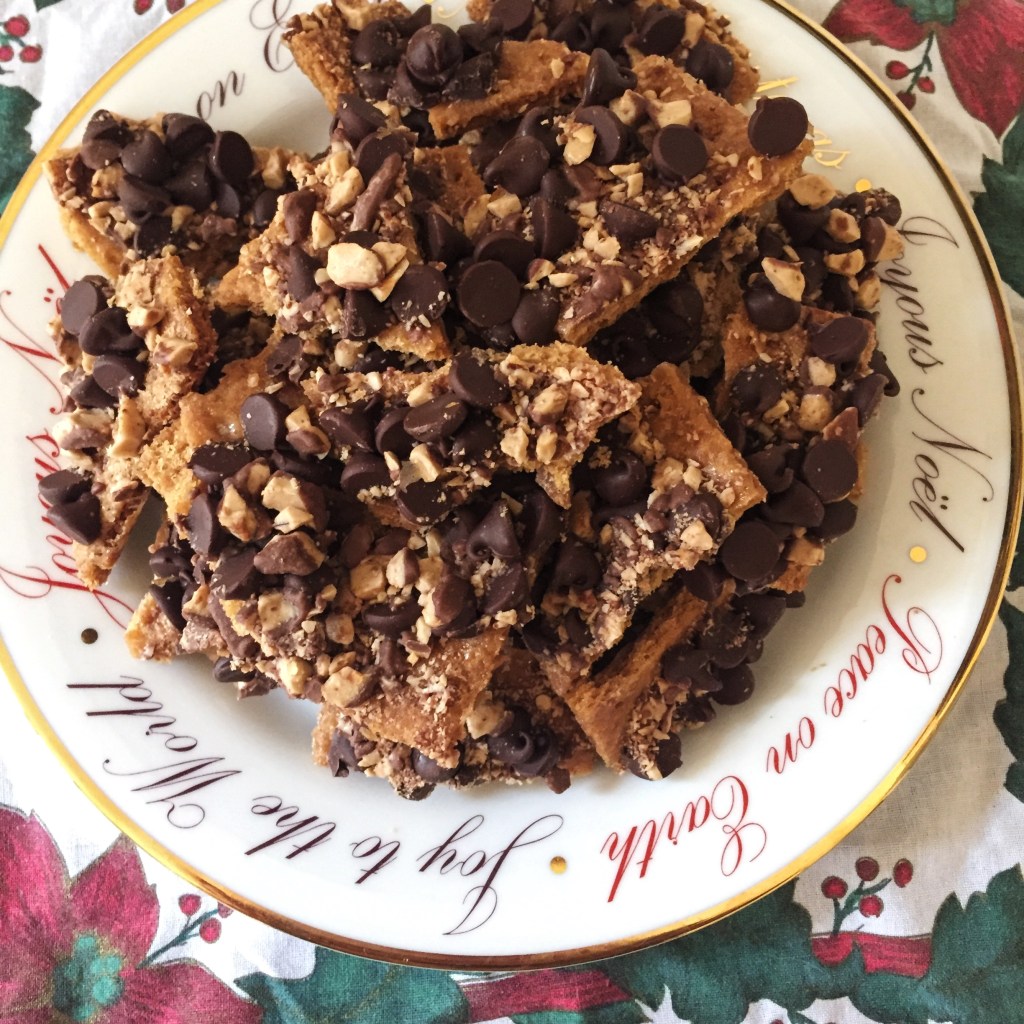 cookie exchanges and graham cracker&nbsp;toffee