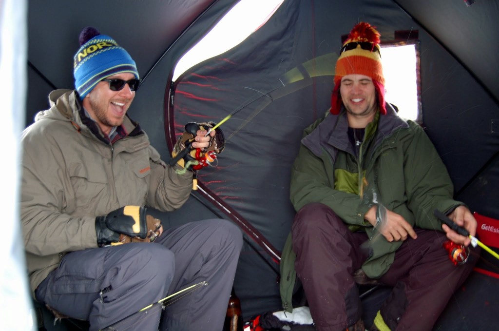 ice fishing