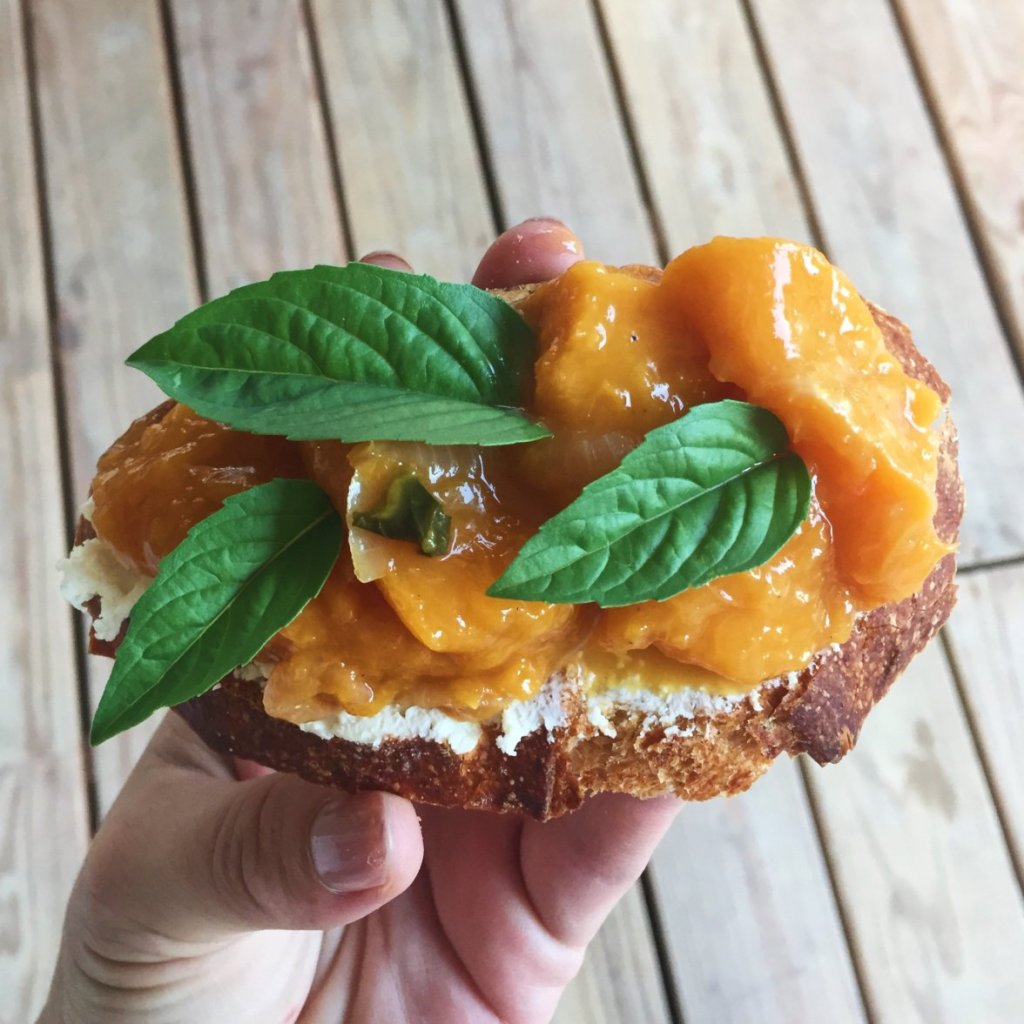 preparations and peach&nbsp;preserves