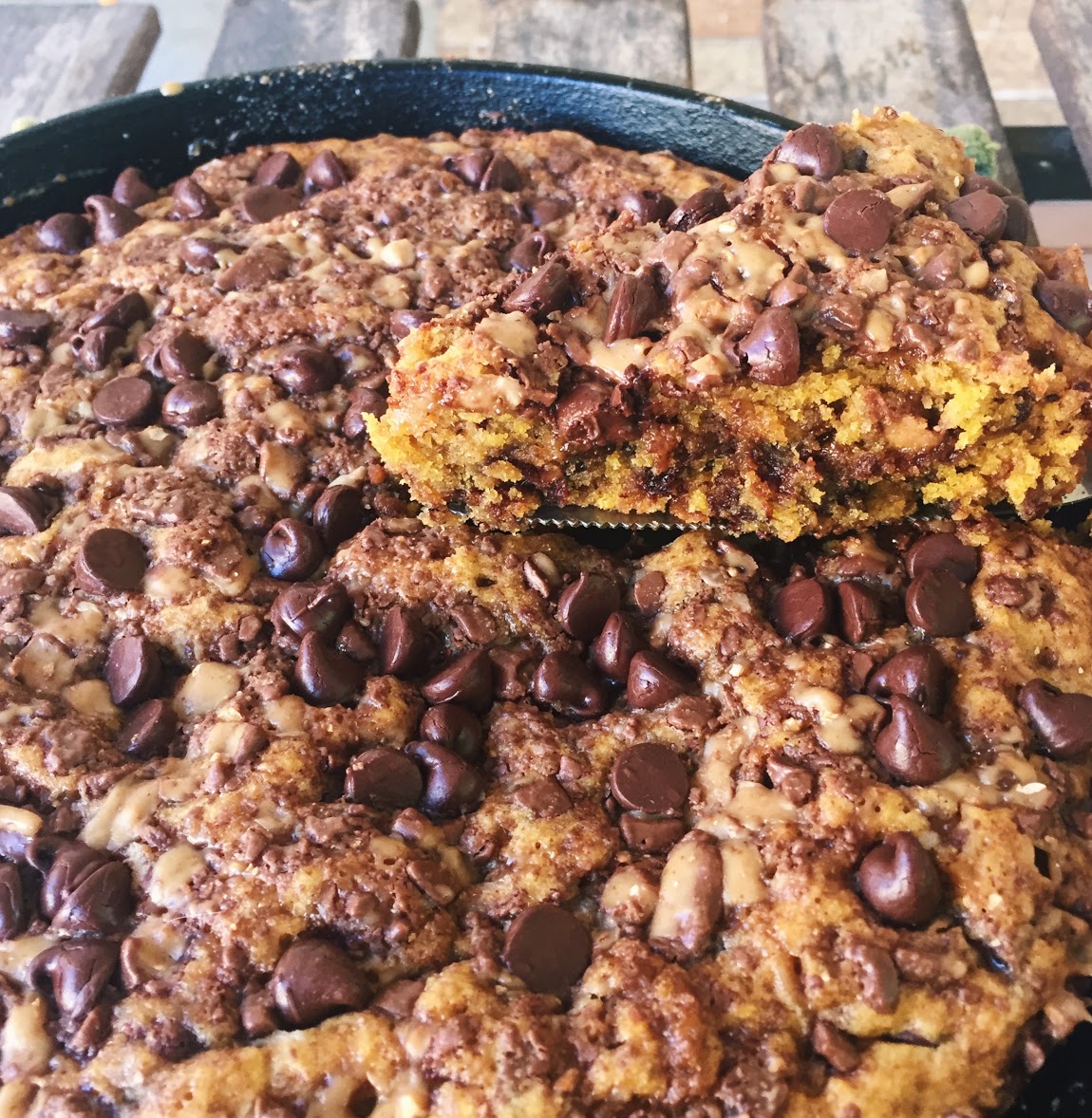 pumpkin skillet cookie 2